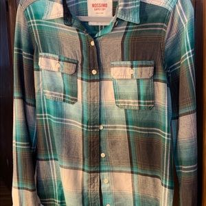 Women’s, Flannel, buttoned down Top